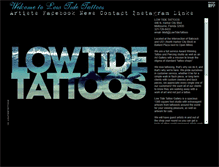 Tablet Screenshot of lowtidetattoos.com
